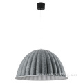 Modern Bedside Gray Pendant Lamp Felt Hanging Lamp
